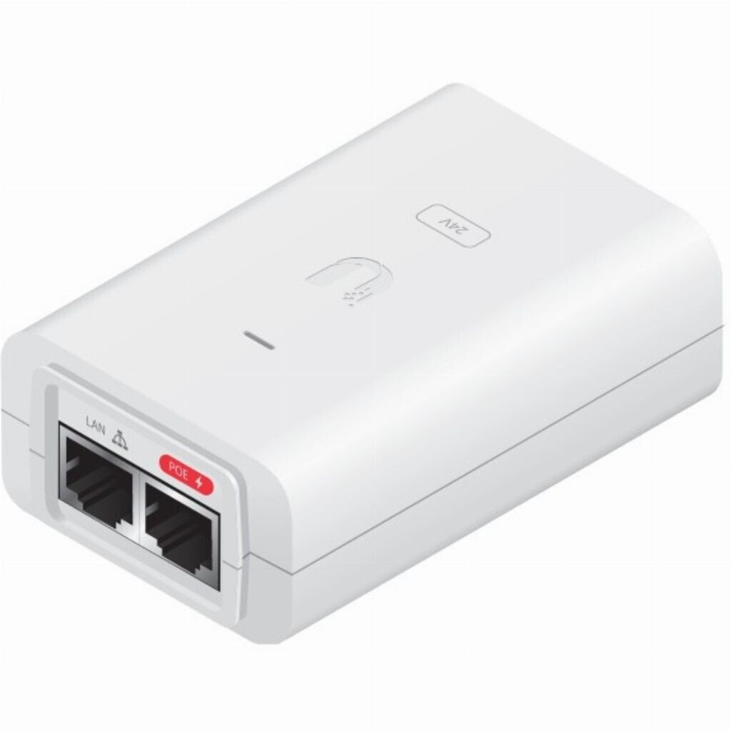 Bild von Ubiquiti Networks Ubiquiti PoE-Injektor POE-24-12W-WH, 24 Volt Netzteil