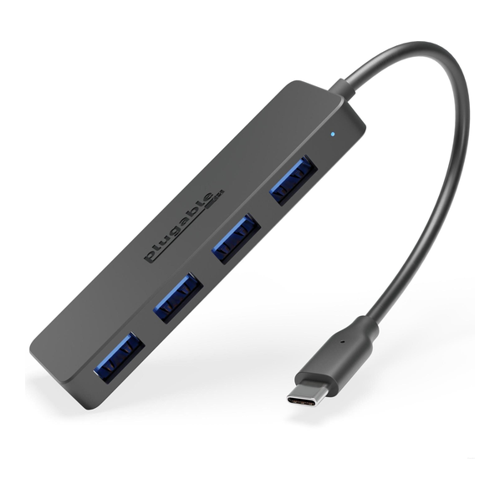 Bild von Plugable USB-C 4-Port Hub - Vielseitige Dockingstation für Ihre Geräte