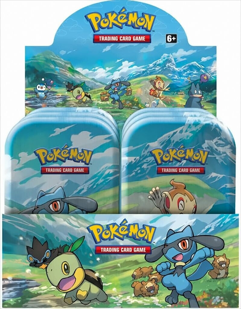 Bild von Pokemon Sinnoh Sterne mini Tin Box, 1 Stück, 5-fach sortiert