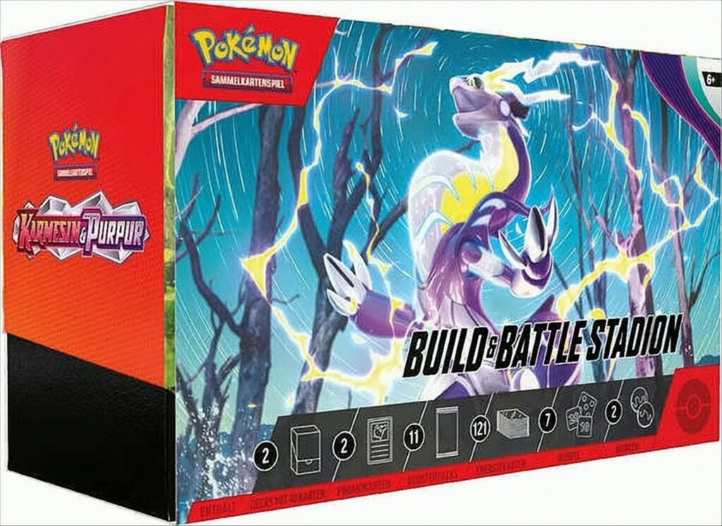 Bild von The Pokémon Company International Sammelkarte Karmesin & Purpur - Build & Battle Stadion DE