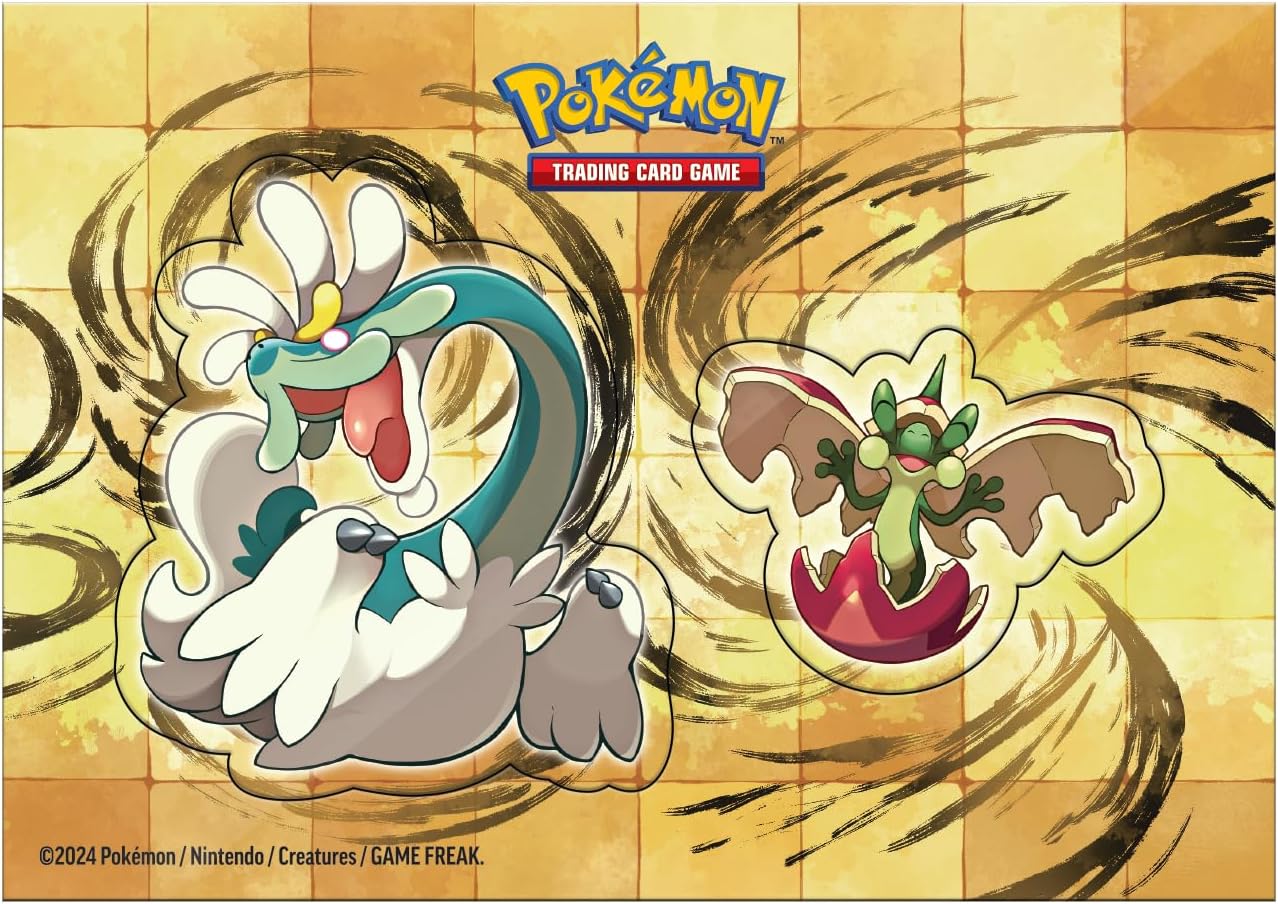 Bild von POKÉMON Sammelkarte Pokemon Stapel-Tin-Box Metall (3 Boosterpacks & 2 Stickerbögen)