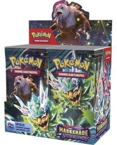 Bild von The Pokémon Company International Sammelkarte Karmesin & Purpur - 6.0 Maskerade im Zwielicht - 36er Display Deutsch