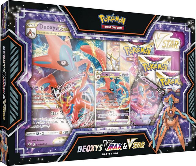 Bild von Amigo Spiel + Freizeit GmbH Sammelkarte Pokemon Deoxys VMax & VStar Battle Box Englisch