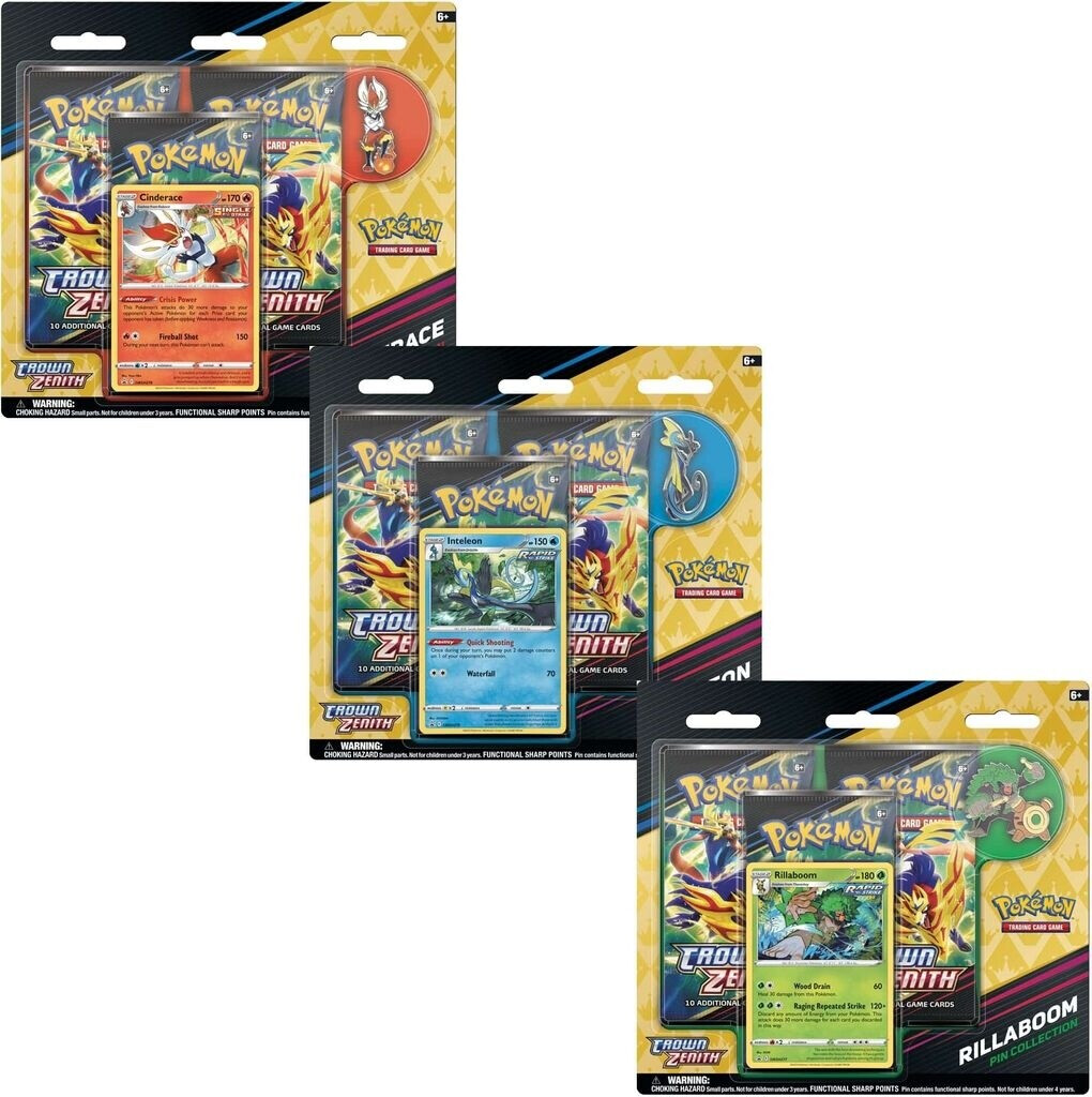Bild von Pokémon Sword & Shield Crown Zenith Inteleon Pin Collection - EN