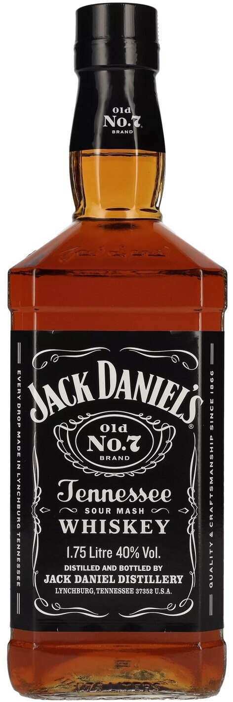Bild von Jack Daniel's Black Label No. 7 Tennessee Whiskey 40% 1.75L*