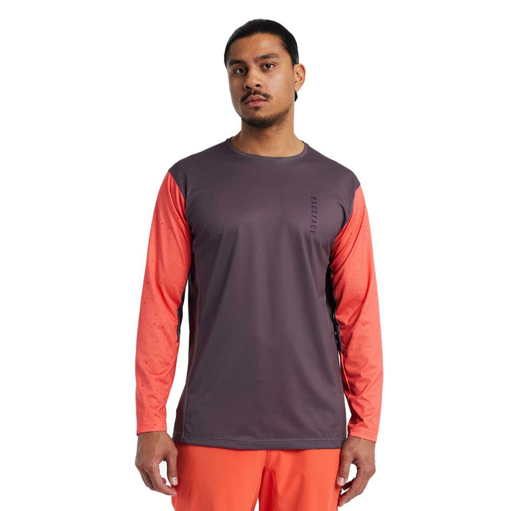 Bild von Race Face Indy Long Sleeve Enduro Jersey Grau S Herren