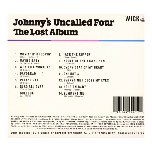Bild von Johnny's Uncalled Four - The Lost Album (CD)