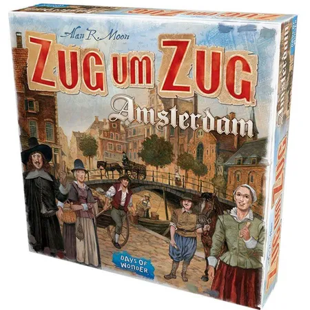 Bild von Days of Wonder DOWD0021 - Amsterdam - Cities, Zug um Zug, 2-4 Spieler, ab 8 Jahren (DE-Ausgabe) (Deutsch)