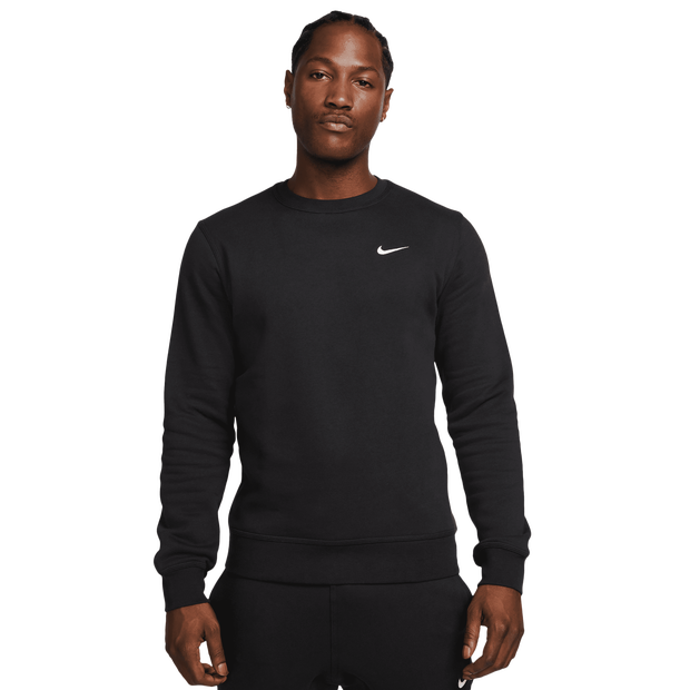 Bild von Nike Club Herren Sweatshirts - Schwarz - Größe: L - Foot Locker