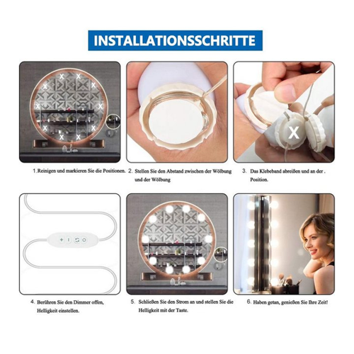 Bild von zggzerg LED-Lichtspiegel – Perfekte Beleuchtung für Ihr Make-up