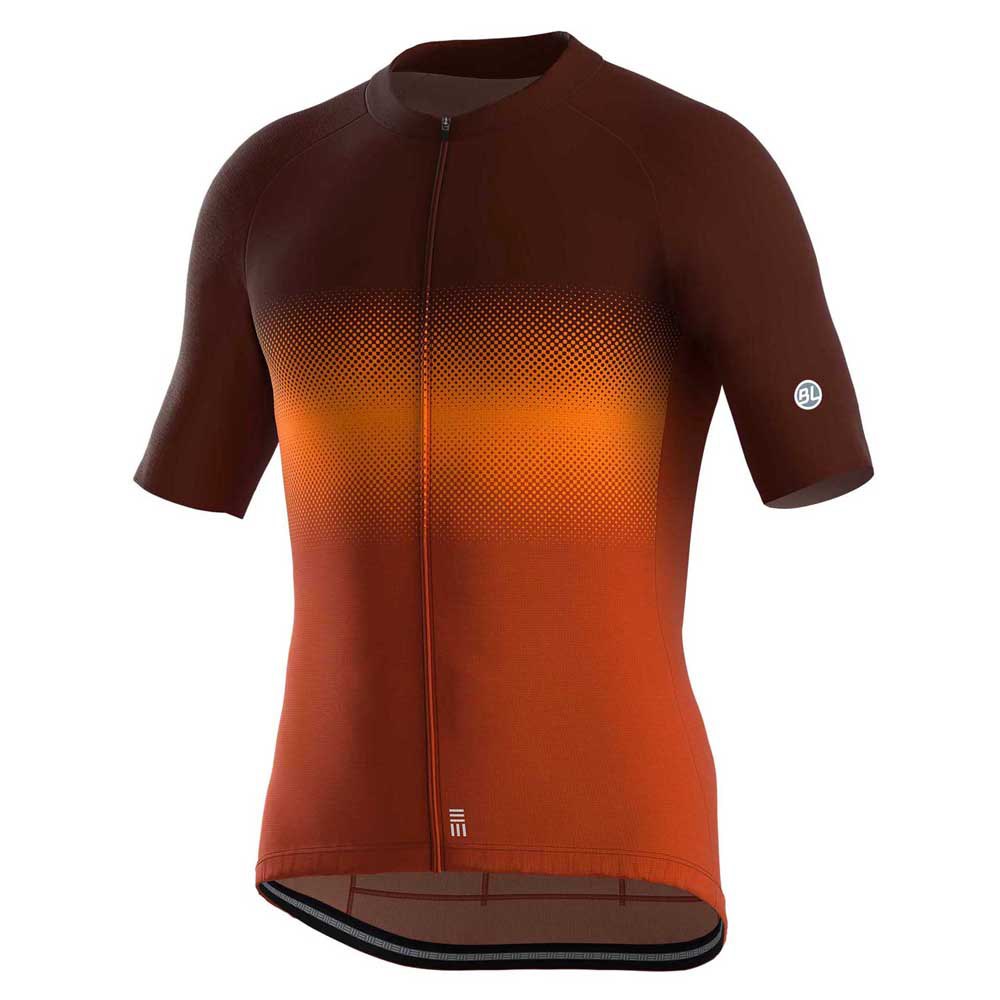 Bild von Bicycle Line Sesto Short Sleeve Jersey Braun,Orange S Mann