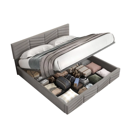 Bild von Rutaqian Stauraumbett Polsterbett – Modernes Design für Ihr Schlafzimmer