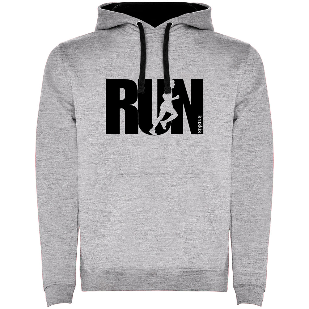 Bild von Kruskis Word Run Two-colour Hoodie Grau S Mann