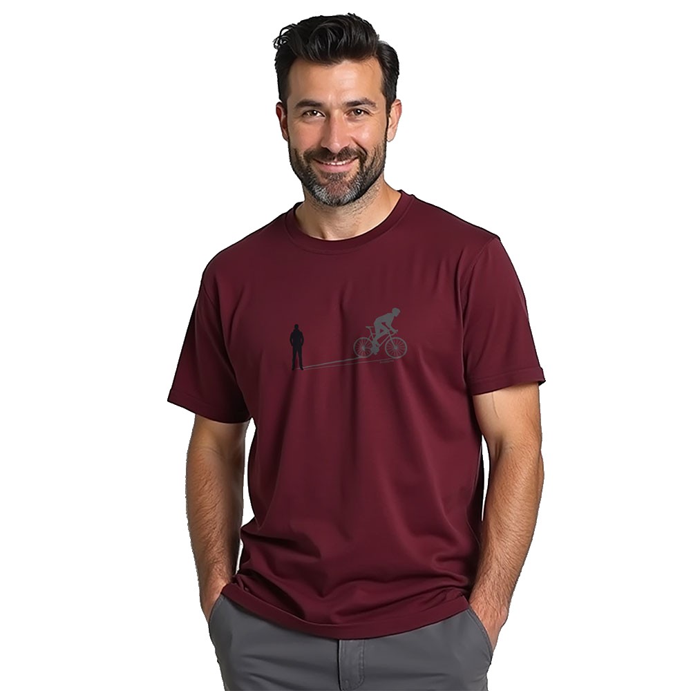 Bild von Kruskis Shadow Bike Short Sleeve T-shirt Rot XL Mann