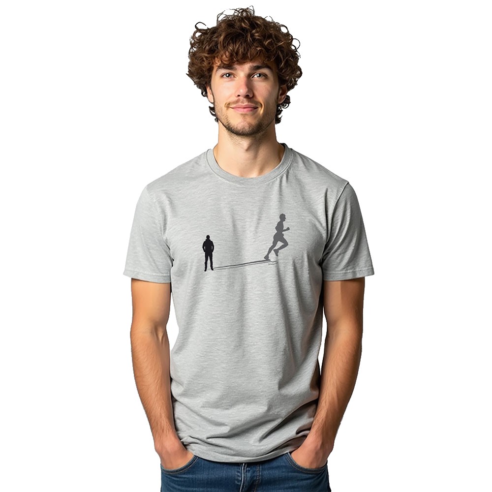 Bild von Kruskis Shadow Run Short Sleeve T-shirt Grau XL Mann