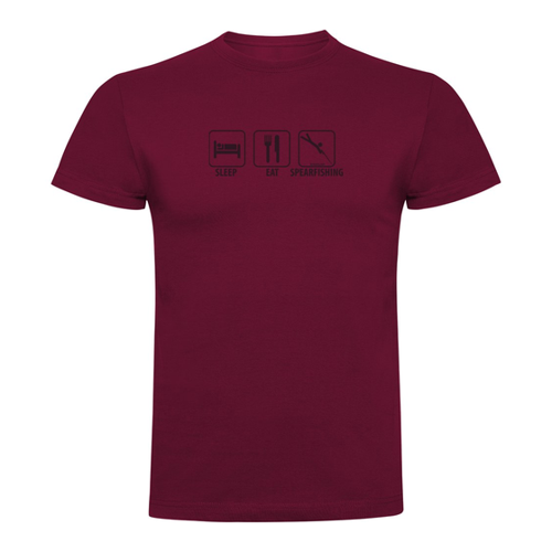 Bild von Kruskis Sleep Eat And Sperfishing Kurzarm-T-Shirt – Eine gute Wahl für den Alltag