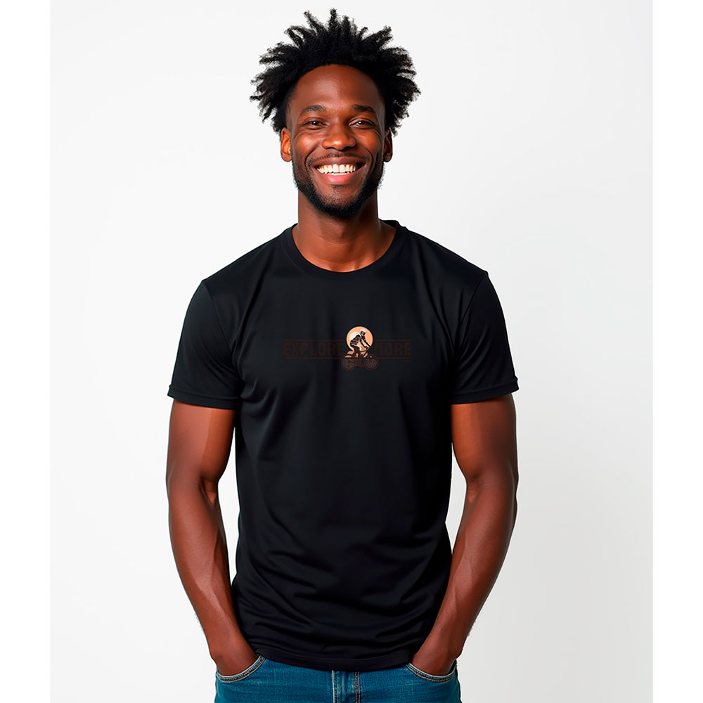 Bild von Kruskis Explore More Short Sleeve T-shirt Schwarz 2XL Mann