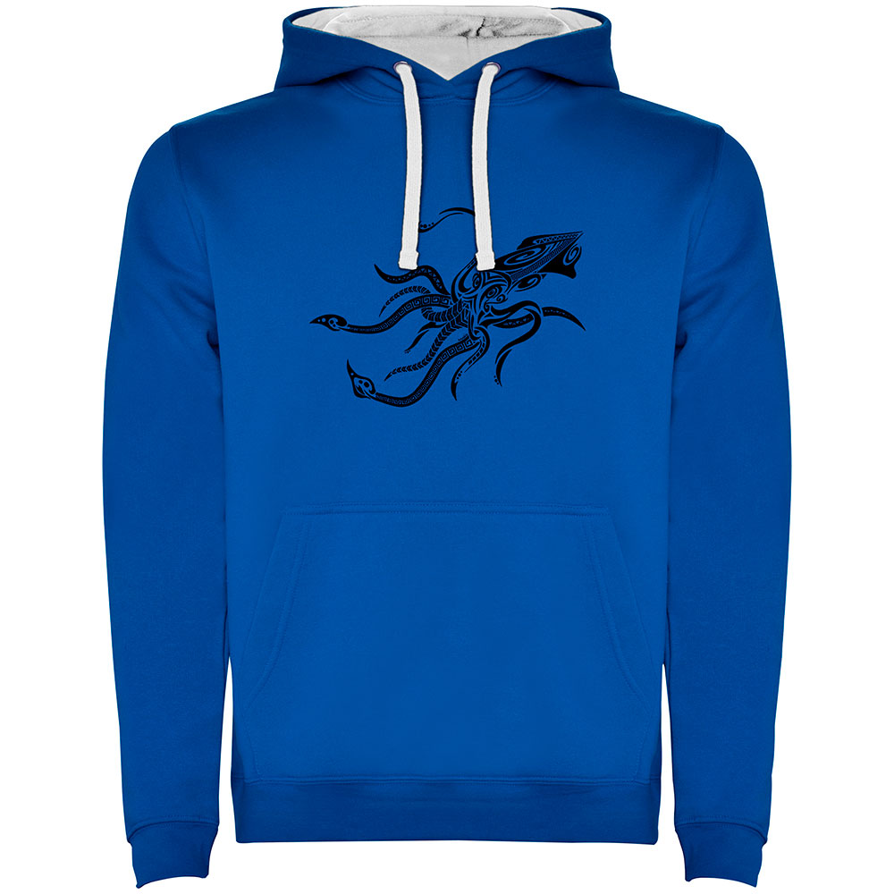Bild von Kruskis Squid Tribal Two-colour Hoodie Blau 2XL Mann
