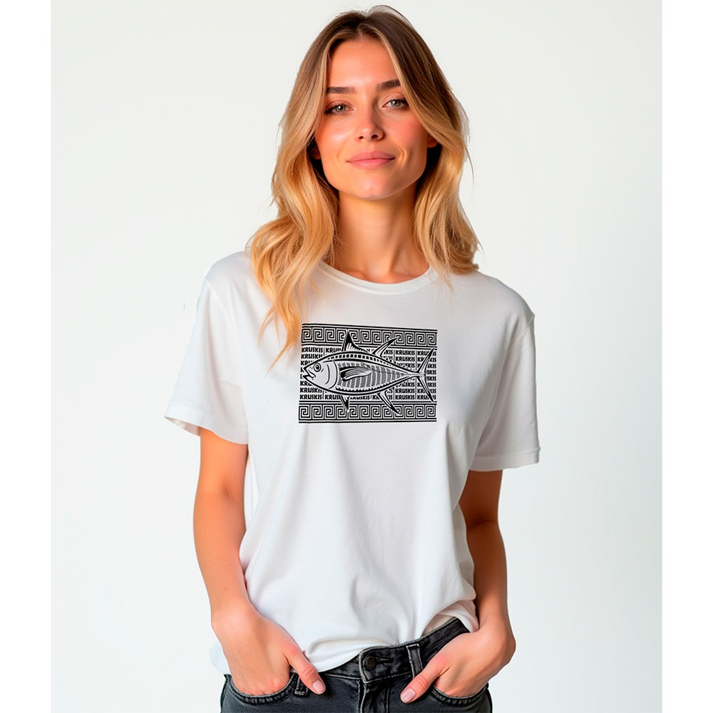 Bild von Kruskis Tuna Tribal Woman Short Sleeve T-shirt Weiß S Mann
