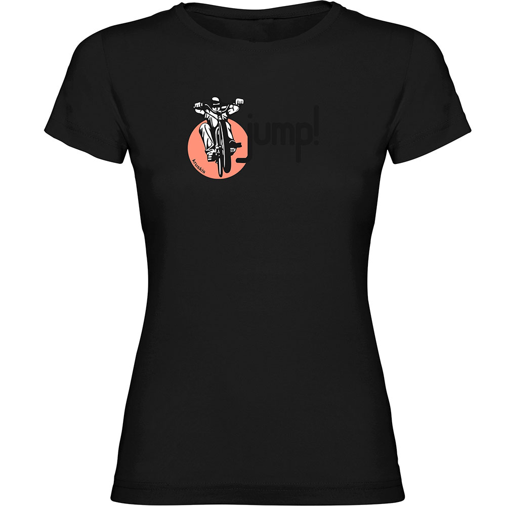 Bild von Kruskis Jump Short Sleeve T-shirt Schwarz XL Frau