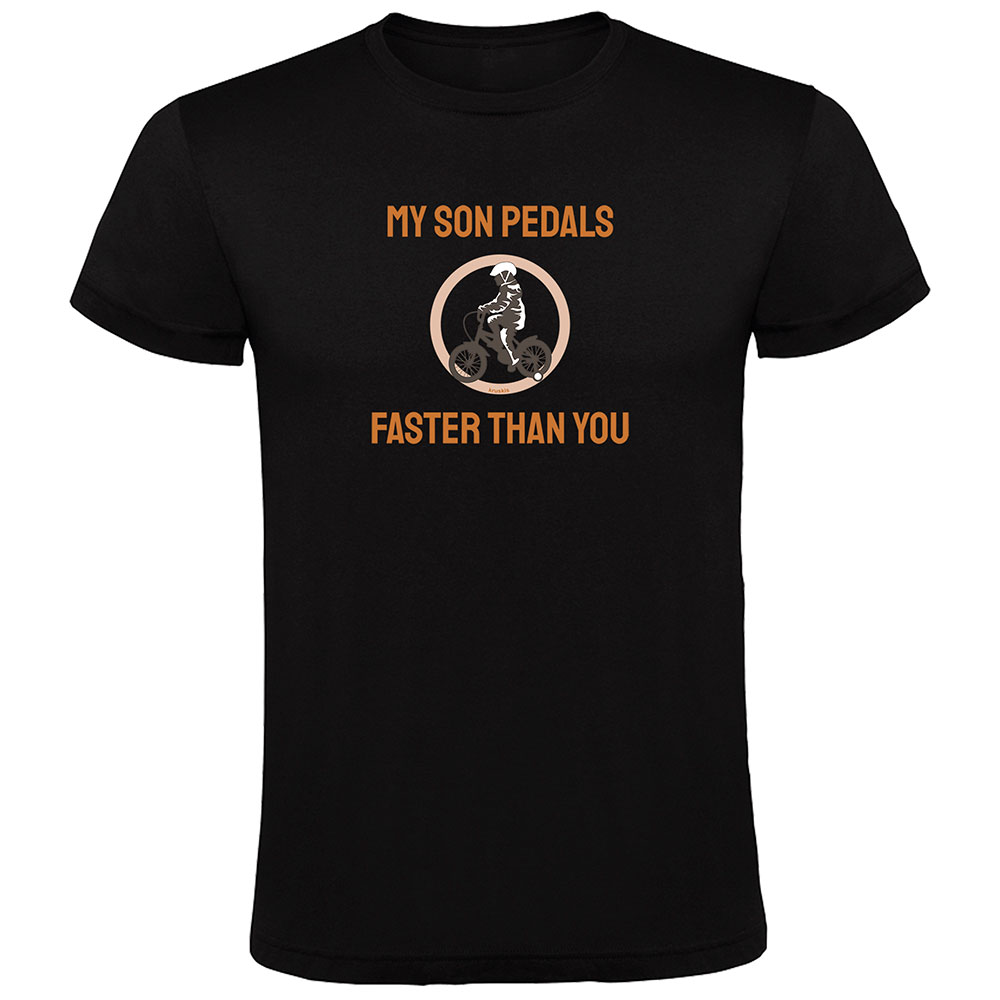 Bild von Kruskis Faster Than You Short Sleeve T-shirt Schwarz 3XL Mann