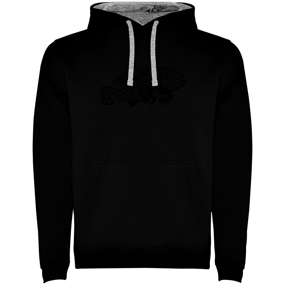 Bild von Kruskis Grouper Tribal Two-colour Hoodie Schwarz S Mann