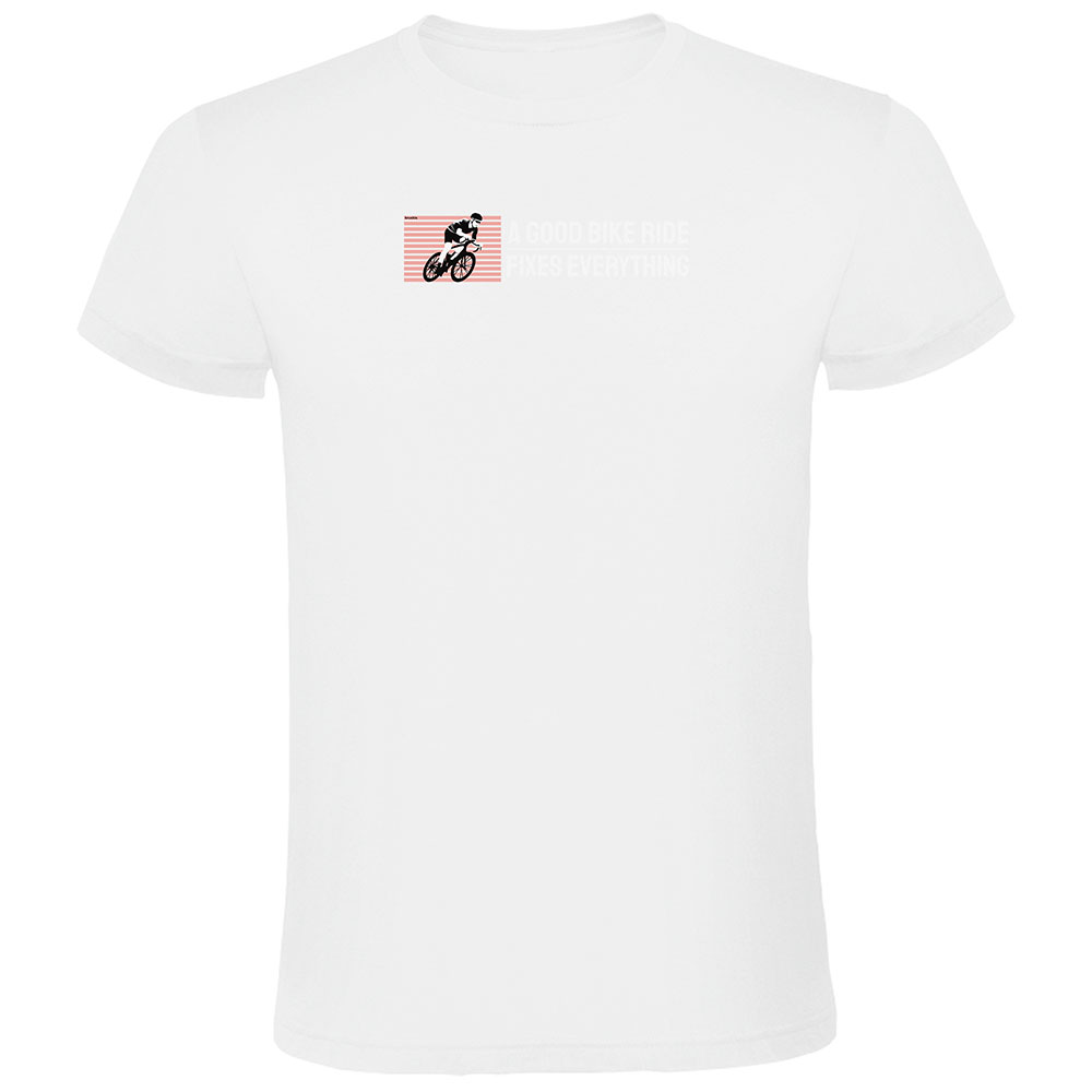 Bild von Kruskis Good Bike Ride Short Sleeve T-shirt Weiß L Mann