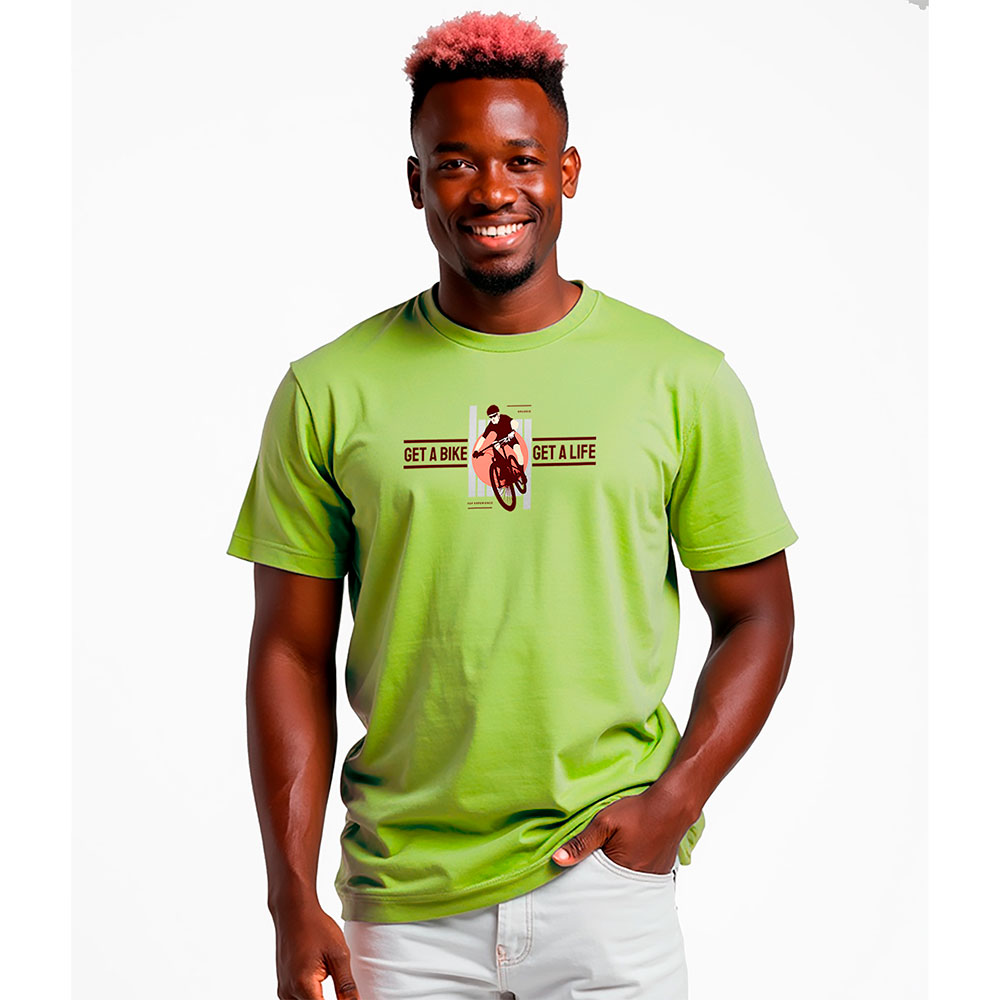 Bild von Kruskis Get A Life Short Sleeve T-shirt Grün S Mann
