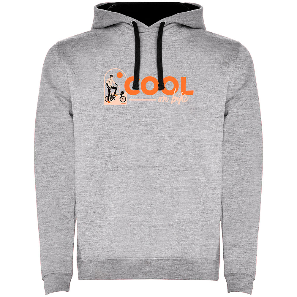 Bild von Kruskis Cool On Bike Two-colour Hoodie Grau S Mann