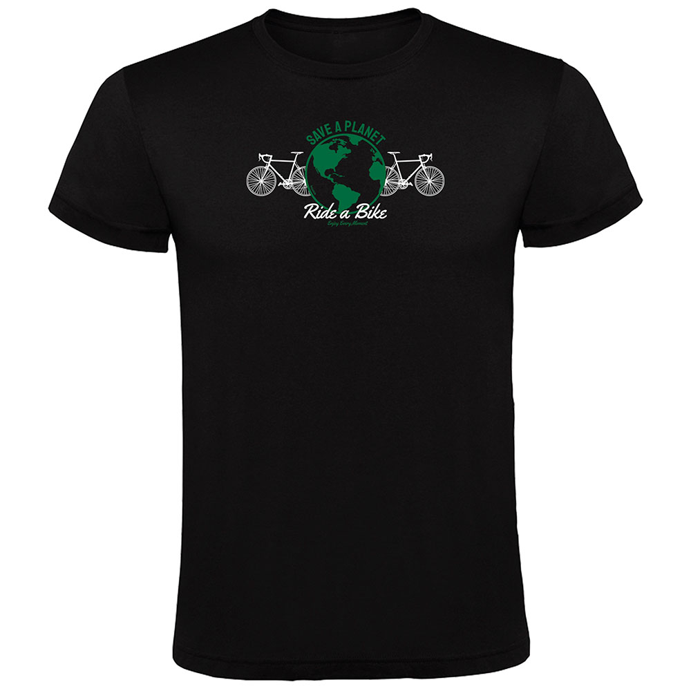 Bild von Kruskis Save A Planet Short Sleeve T-shirt Schwarz M Mann