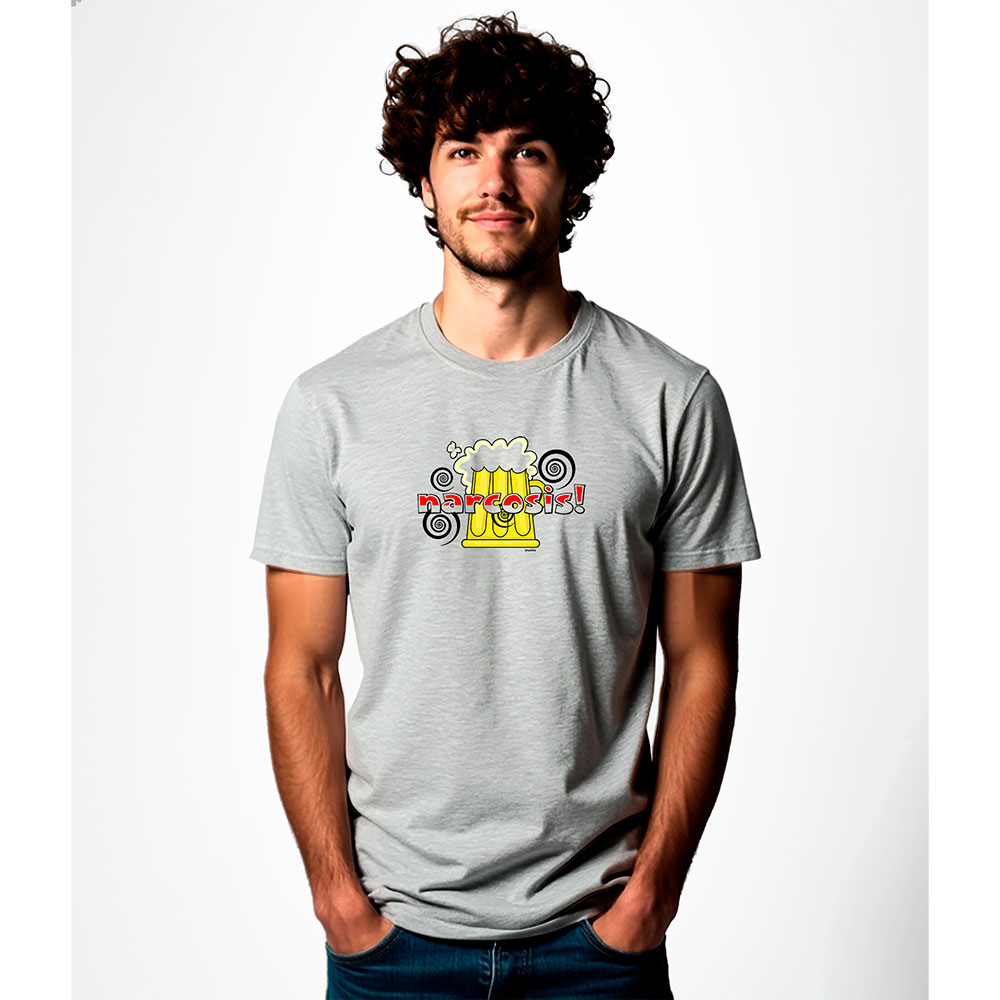 Bild von Kruskis Narcosis Eco Short Sleeve T-shirt Grau 3XL Mann