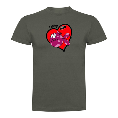 Bild von Kruskis I Love Fish Kurzarm-T-Shirt – Der ideale Begleiter für den Sommer