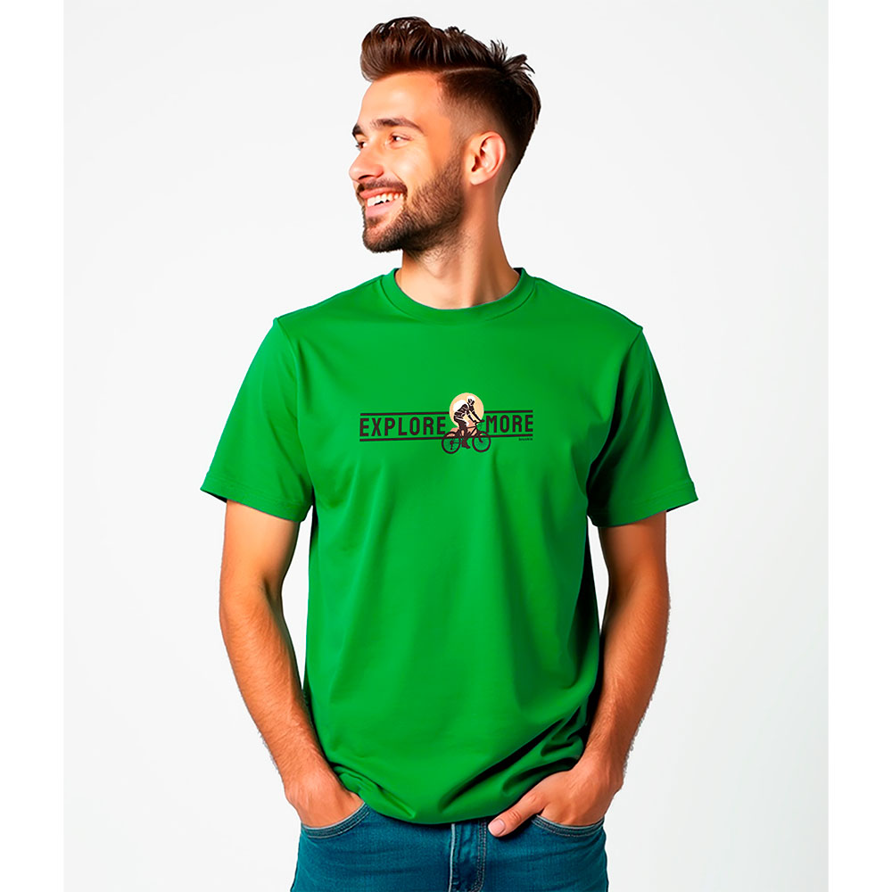 Bild von Kruskis Explore More Short Sleeve T-shirt Grün L Mann