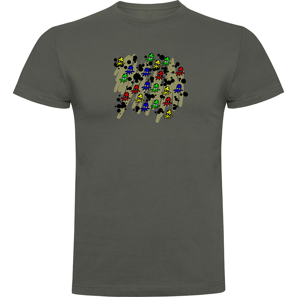 Bild von Kruskis Mad Octopus Short Sleeve T-shirt Grün L Mann