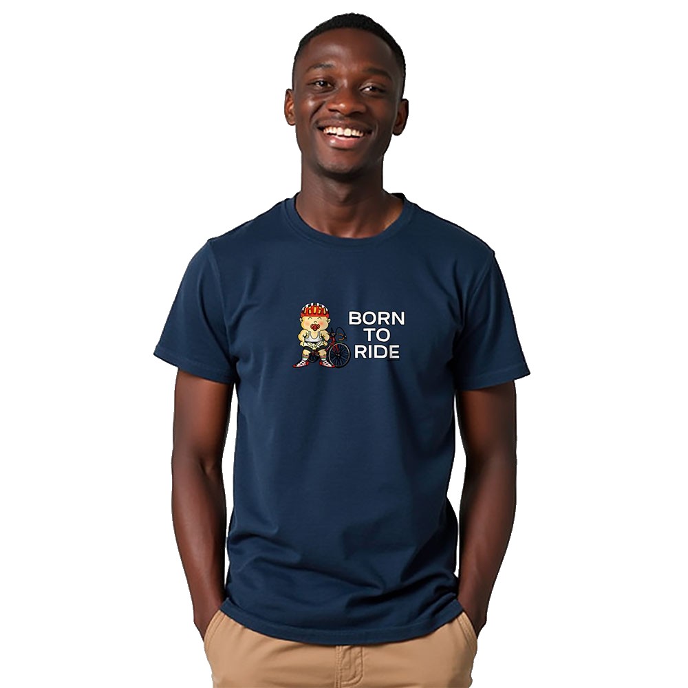 Bild von Kruskis Born To Ride Short Sleeve T-shirt Blau 3XL Mann