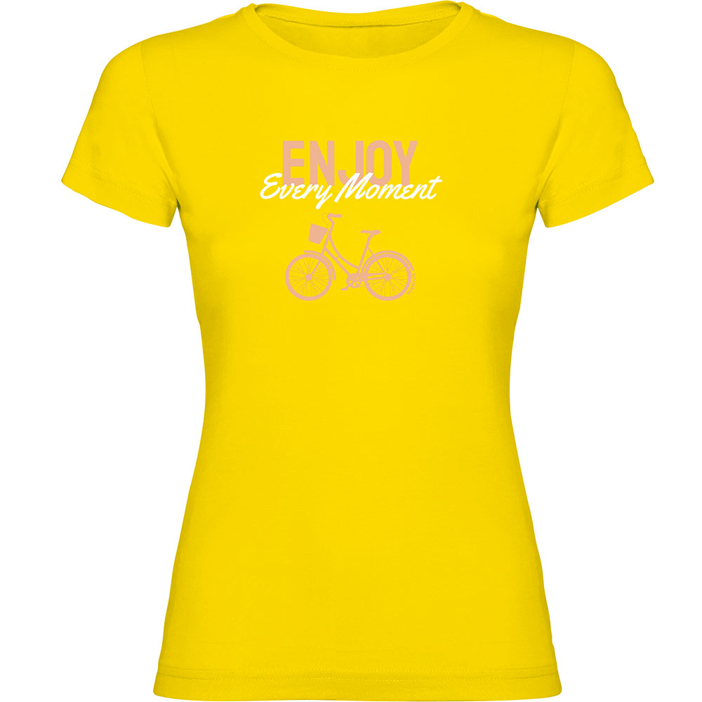 Bild von Kruskis Enjoy Every Moment Short Sleeve T-shirt Gelb M Frau