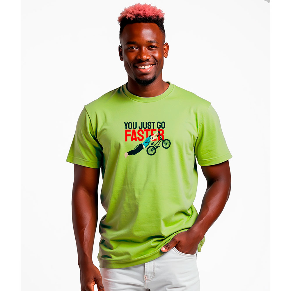 Bild von Kruskis Go Faster Short Sleeve T-shirt Grün L Mann