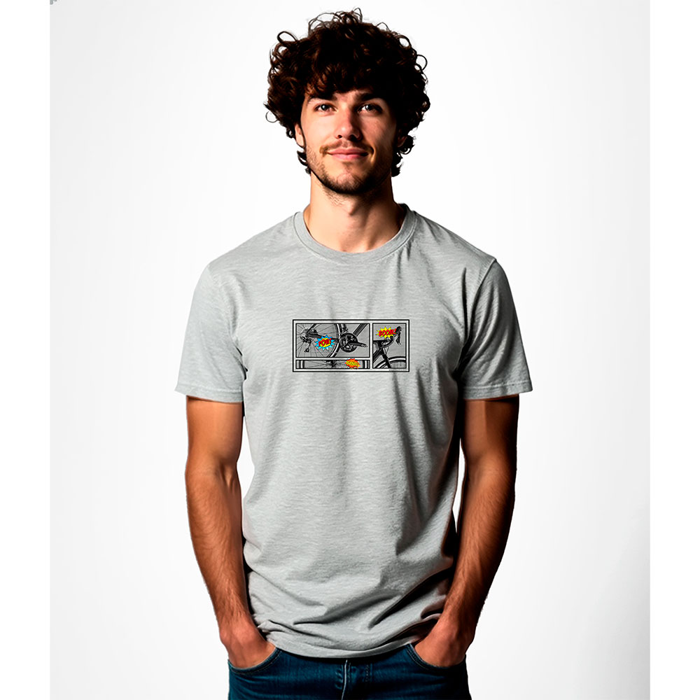 Bild von Kruskis Comic Eco Short Sleeve T-shirt Grau L Mann