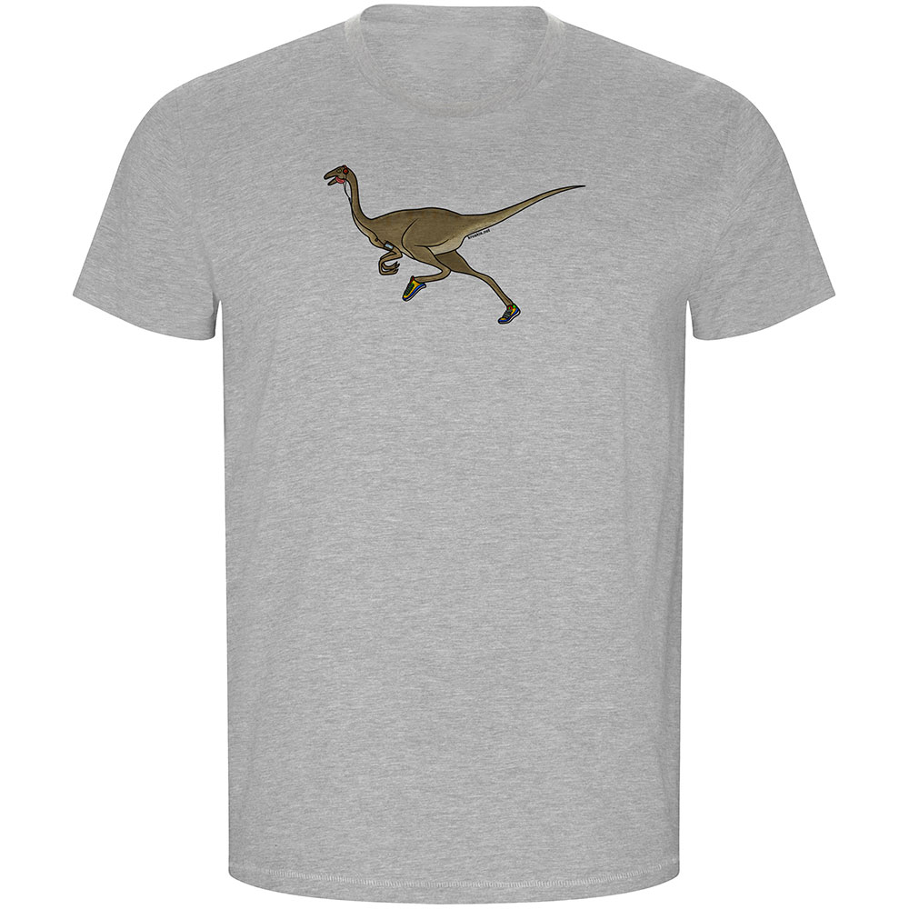 Bild von Kruskis Dino Run Eco Short Sleeve T-shirt Grau S Mann