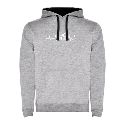 Bild von Kruskis Biking Heartbeat Two-colour Kapuzenpullover