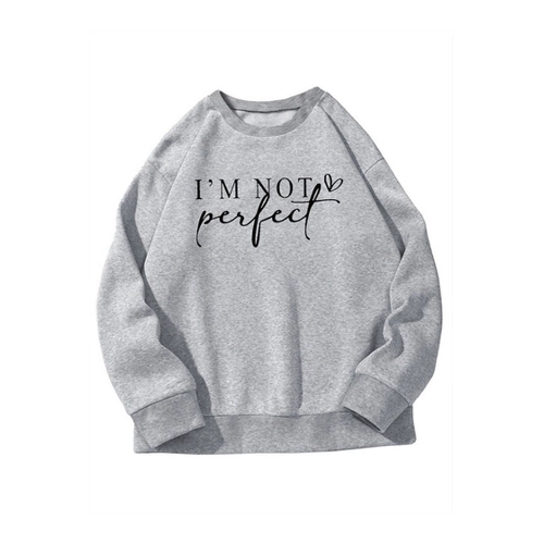 Bild von PYL Freizeitanzug Damen 2St Freizeitanzüge mit Druck Sweatshirt und Pockets Sweatpants