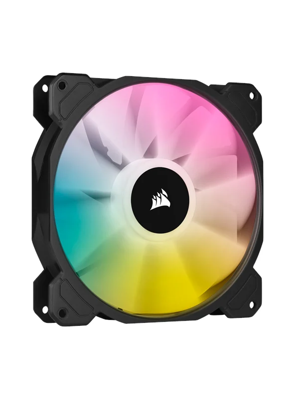 Bild von Corsair iCUE SP140 RGB Elite Performance - Gehäuselüfter - 140mm - Schwarz mit RGB LED - 27 dBA