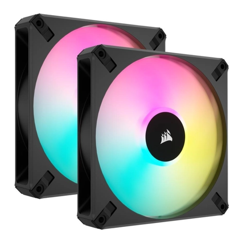Bild von CORSAIR AF140 RGB ELITE 2er-Pack | 140mm Gehäuselüfter inkl. iCUE Lighting Node CORE