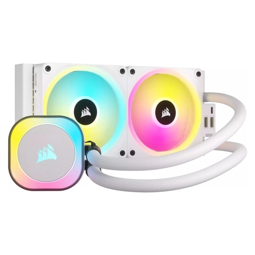 Bild von CORSAIR iCUE LINK H100i RGB White | AiO-Wasserkühlung