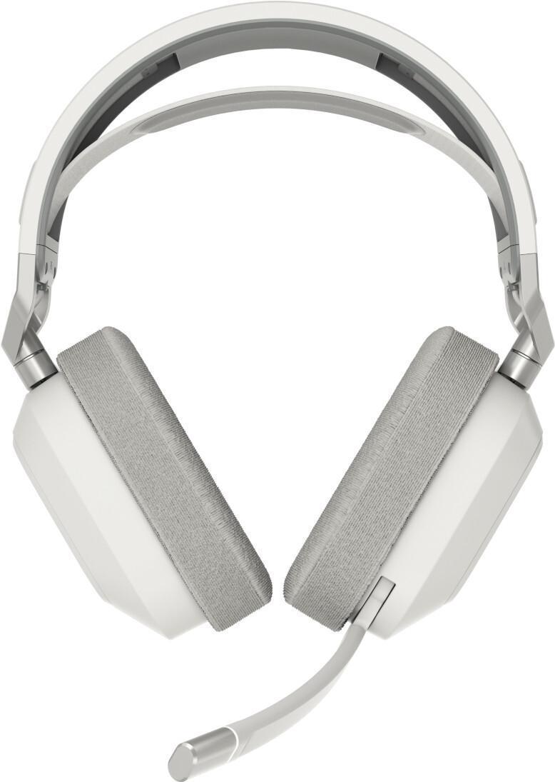 Bild von Corsair CA-9011296-EU. Produkttyp: Kopfhörer. Übertragungstechnik: Kabellos, Bluetooth. Empfohlene Nutzung: Gaming. Kopfhörerfrequenz: 20 - 40000 Hz. Gewicht: 717 g. Produktfarbe: Weiß (CA-9011296-EU)
