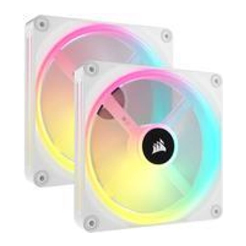 Bild von CORSAIR iCUE LINK QX140 RGB WHITE Starter-Kit | 140mm Gehäuselüfter