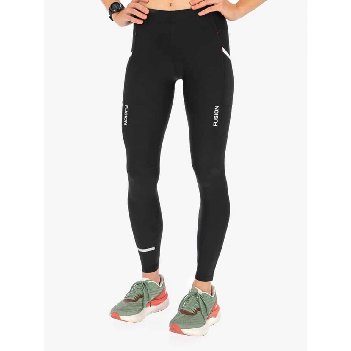 Bild von Fusion Mens C3 Long Tights Herren Laufhose (Schwarz XL) Laufbekleidung