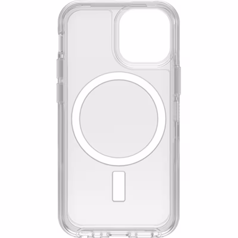 Bild von OtterBox Symmetry+ transparente Hülle für iPhone 13 mini / iPhone 12 mini für MagSafe, stoßfest, sturzsicher, schützende Hülle, 3x getestet nach Militärstandard, antimikrobieller Schutz, Klar