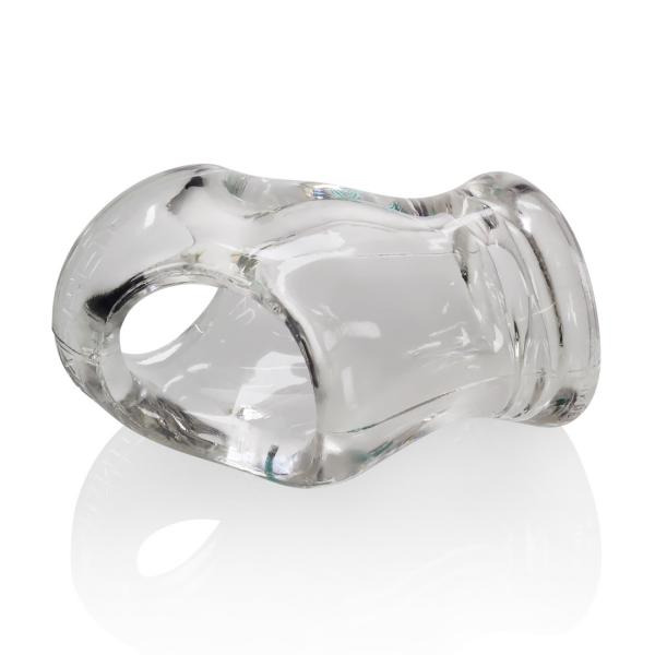 Bild von Unit-X Stretch - Sporty Sleek Cocksling with Extended Ballstretcher Base - Clear