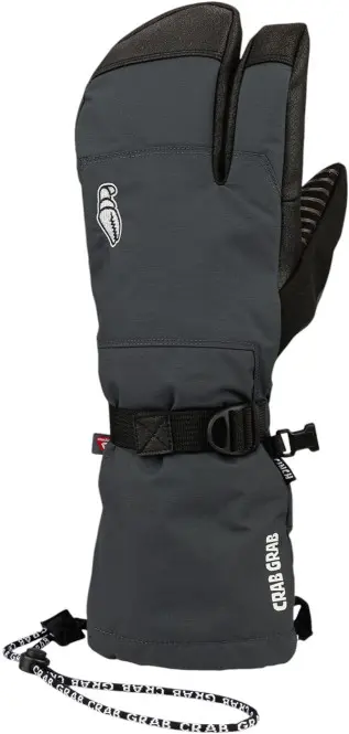 Bild von CRAB GRAB CINCH TRIGGER Fäustling 2025 washed black - L